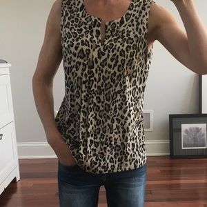 Banana Republic animal print top
